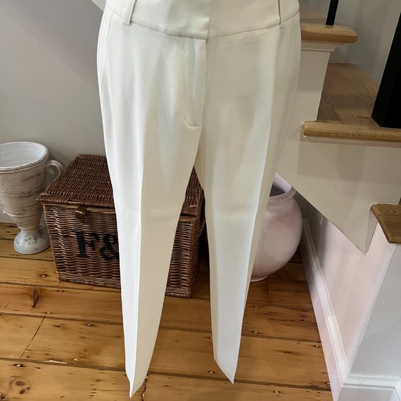 Sezane Gustav White Straight Leg Pants - EUC - Picture 3 of 8